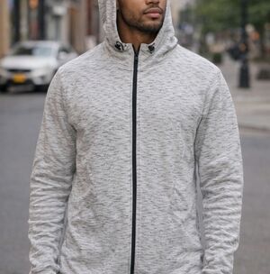 Old Navy Light Gray Active Hoodie